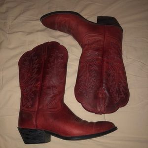 Red Ariat Boots